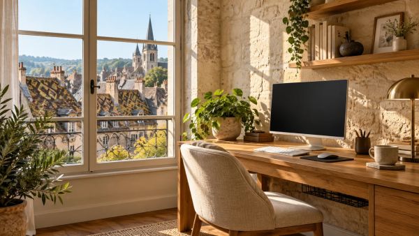 Idées innovantes pour l'aménagement optimal d'un bureau à Beaune